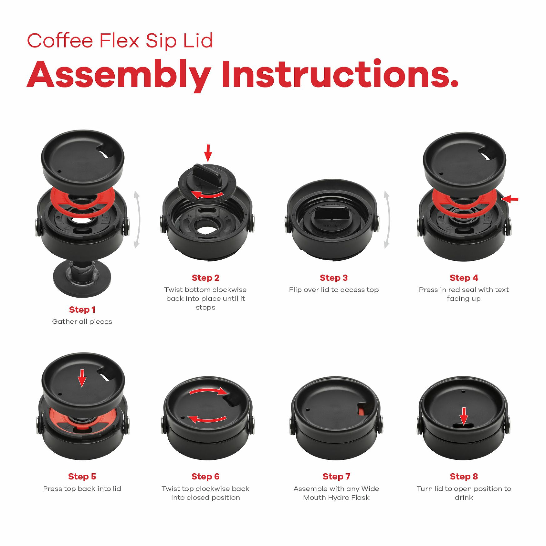 Wide Mouth Flex Sip Lid - Image 4